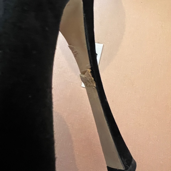 Miu Miu Black Suede Calzature Donna Camoscio 1 Platform Pumps 10B/EU40 fits 9.5 - Picture 10 of 16